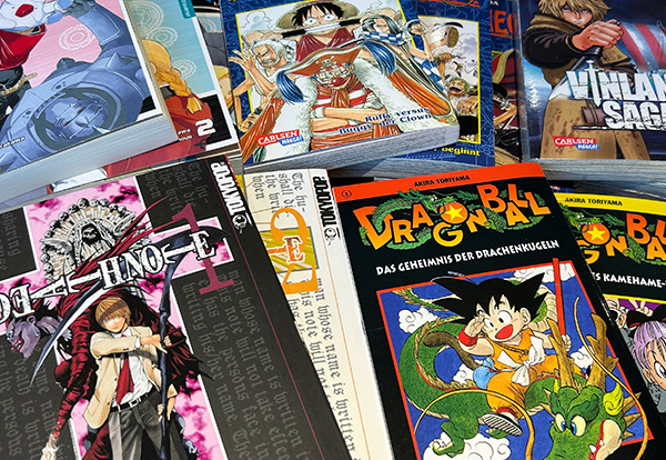 Unsere umfangreiche Manga Auswahl